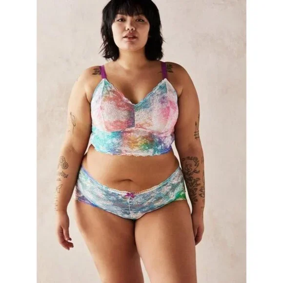 torrid | Intimates & Sleepwear | Torrid Cami Bra Tiedye Longline Size 4x 26  Plus Size Lace Bralette Sexy Trendy
